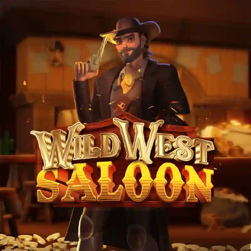 Wild West Saloon casino slot game interface